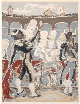 Ball Ink and gouache - Roger Wild