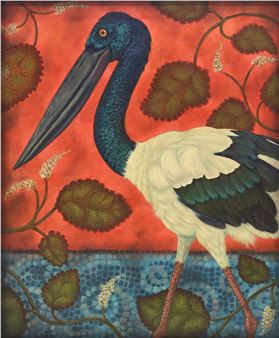 Black-Necked Stork - Cynthia Burke