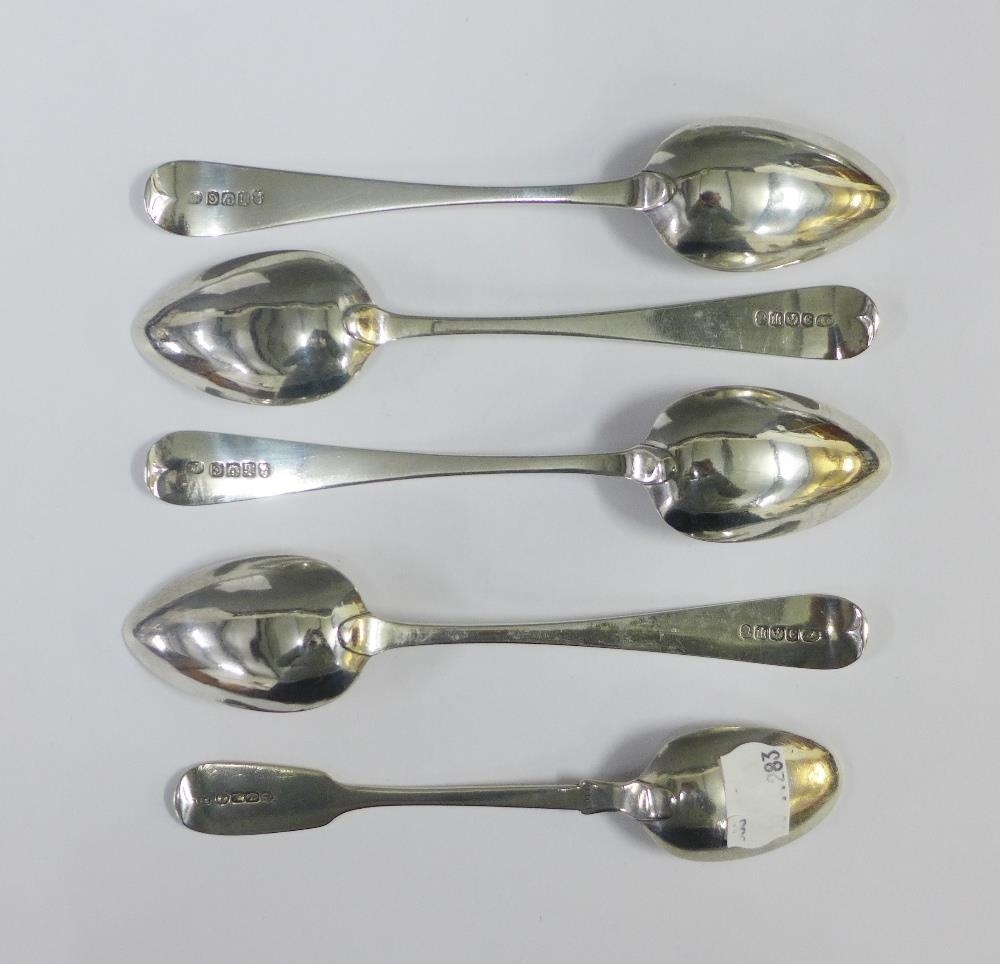 Artwork by John Smyth, Irish silver fiddle pattern spoon, Made of silver