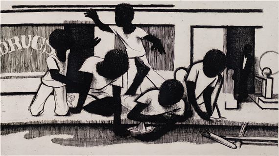 Street Children by John Woodrow Wilson, 1973