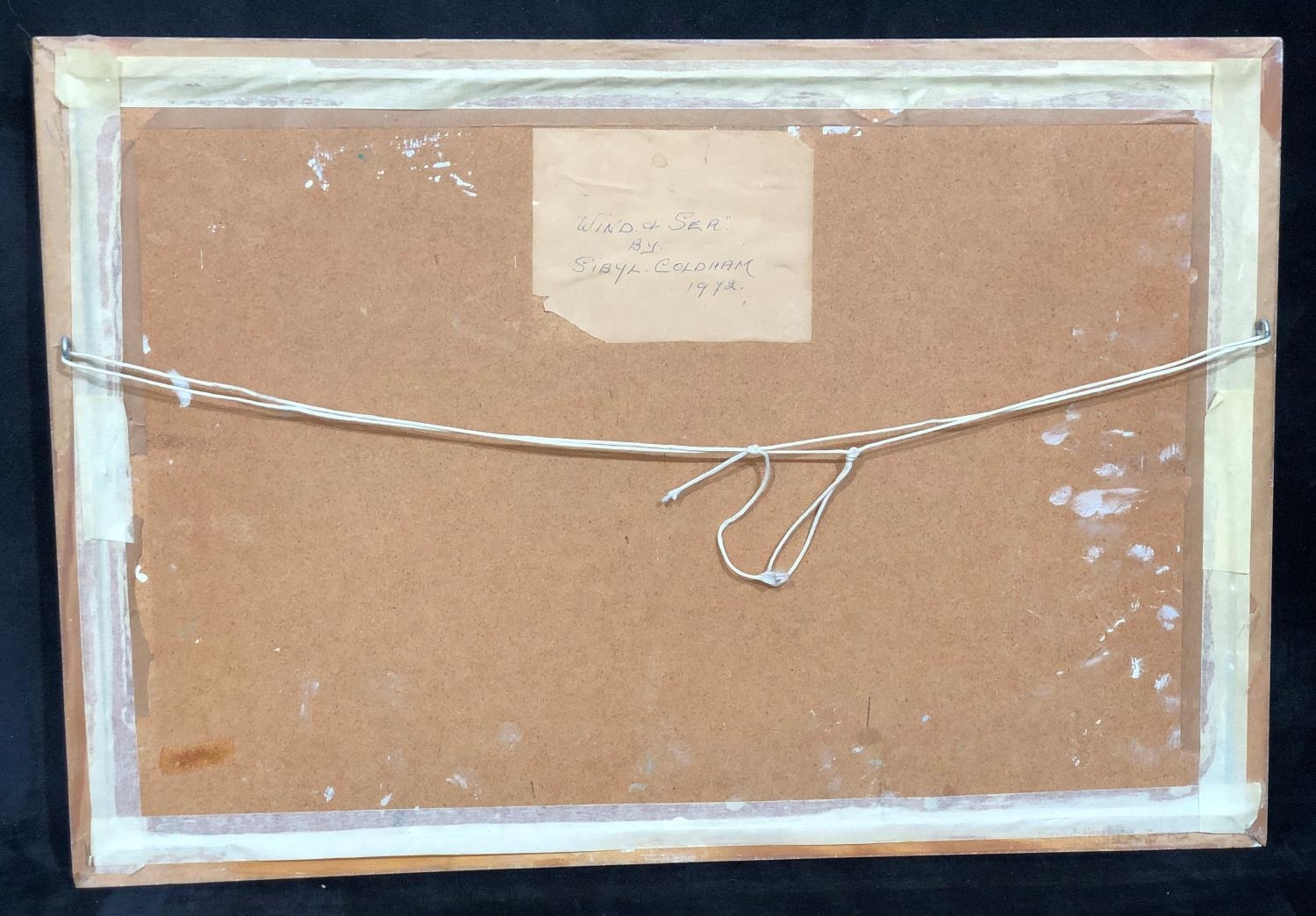 Artwork by Sibyl Coldham, Wind & Sea, Made of oil on board