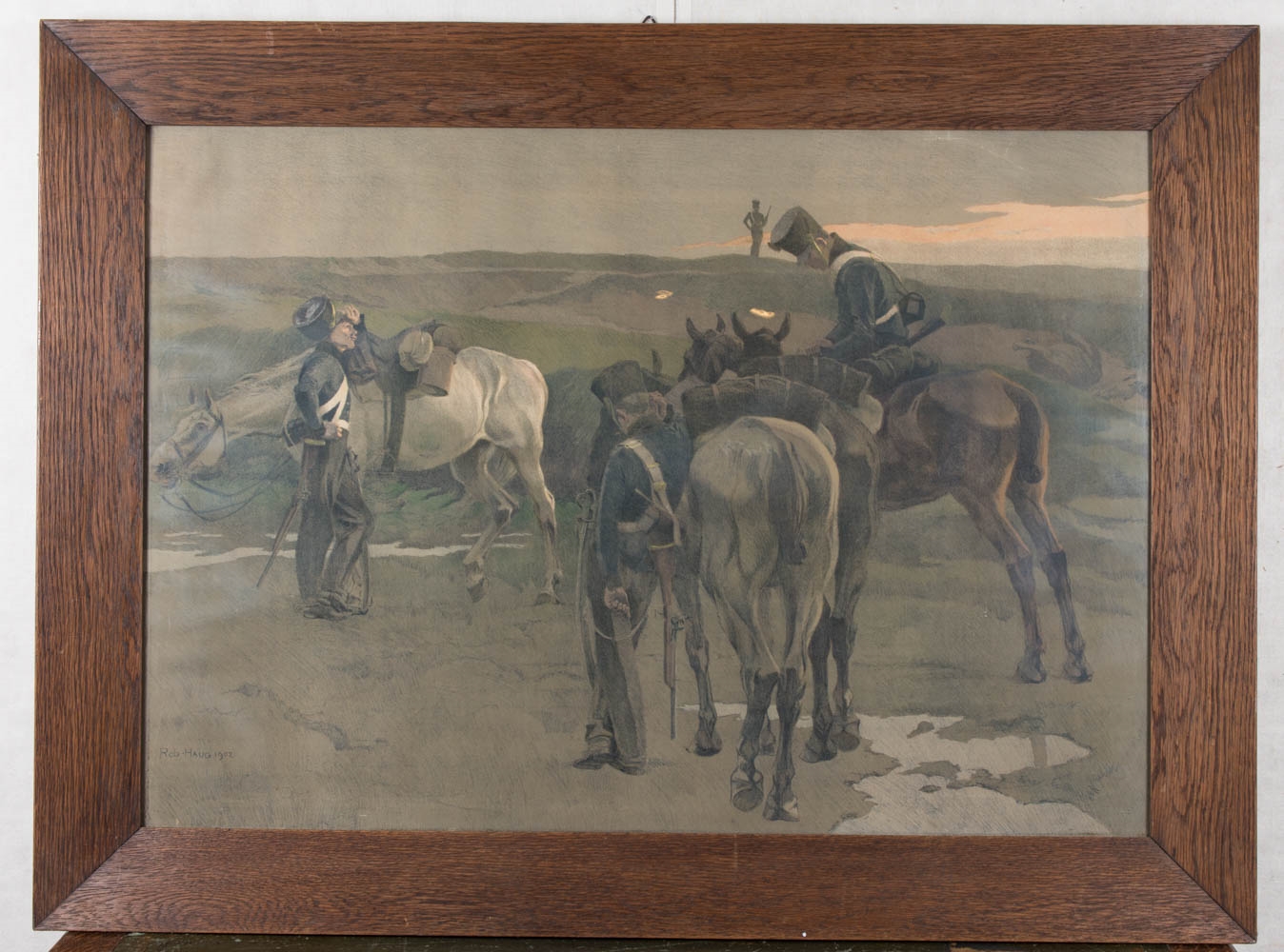 Artwork by Robert Von Haug, Morgenrot