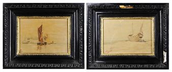 Hajók vizen - Hajók a parton - párkép - Ferenc Szikszay