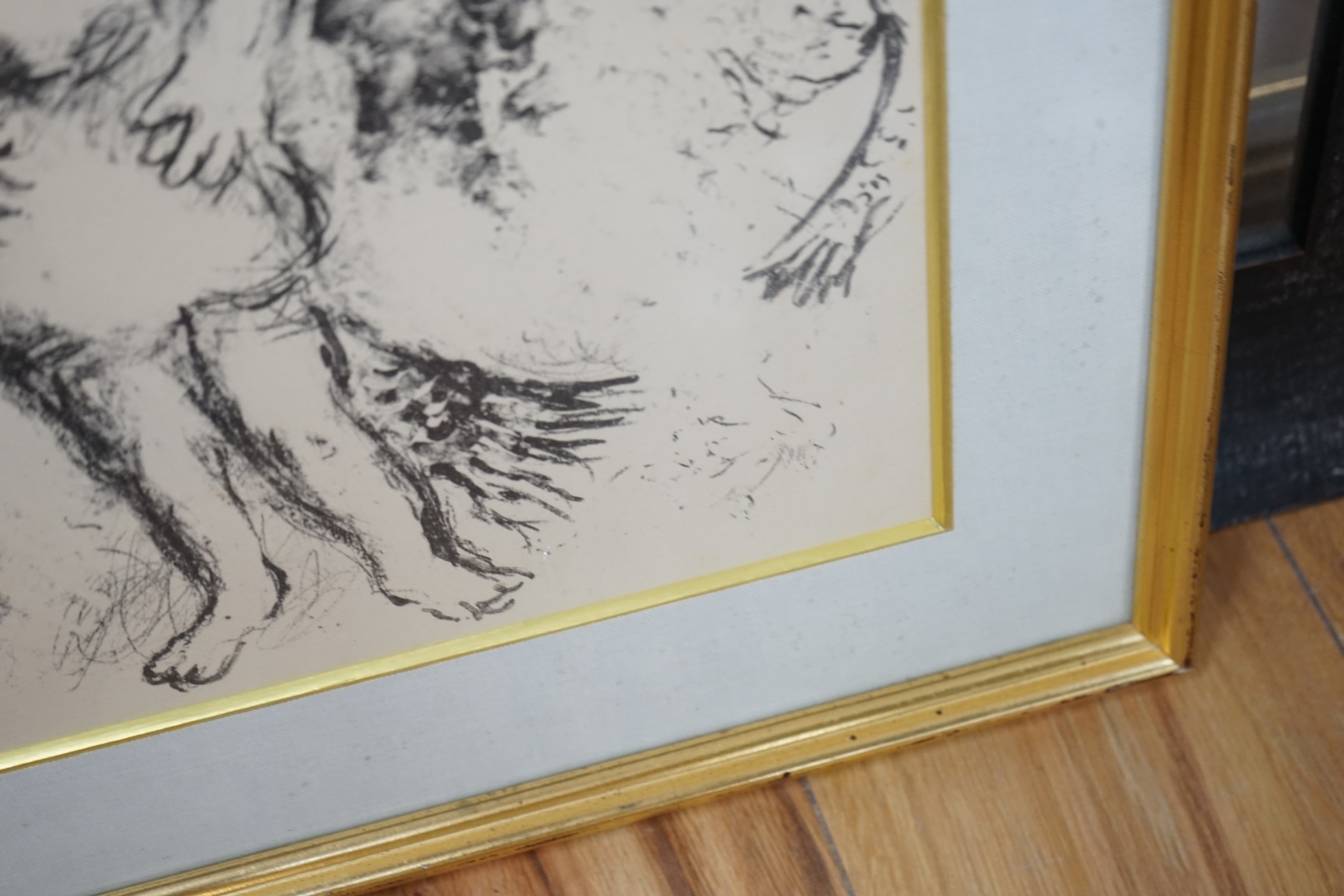 Marc Chagall | 'Caliban conjoined to a huge fish' | MutualArt