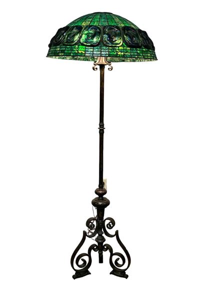 Tiffany Studios | Tiffany Studios Bronze Floor Lamp with Turtle Back ...