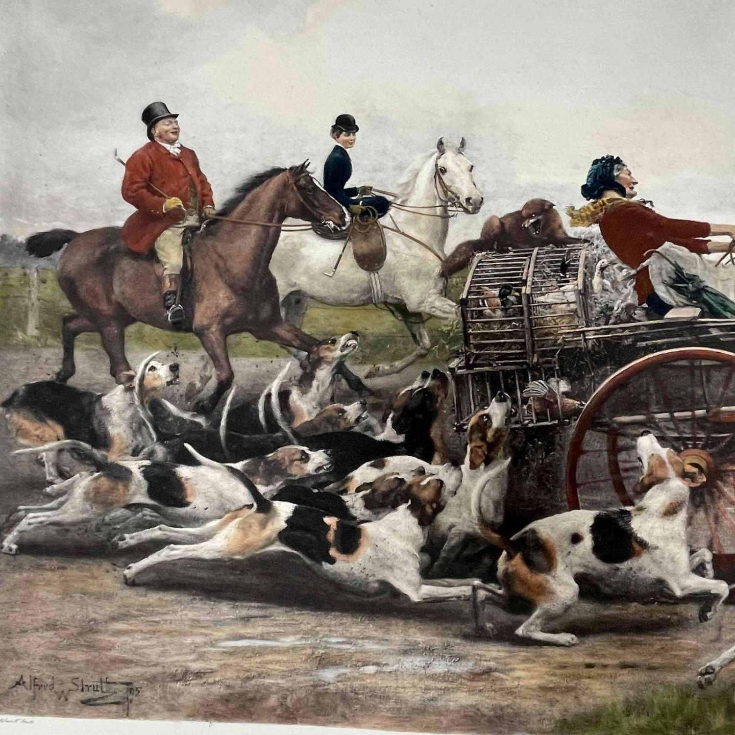 Alfred William Strutt | 19th Century Colored English Engravings after ...