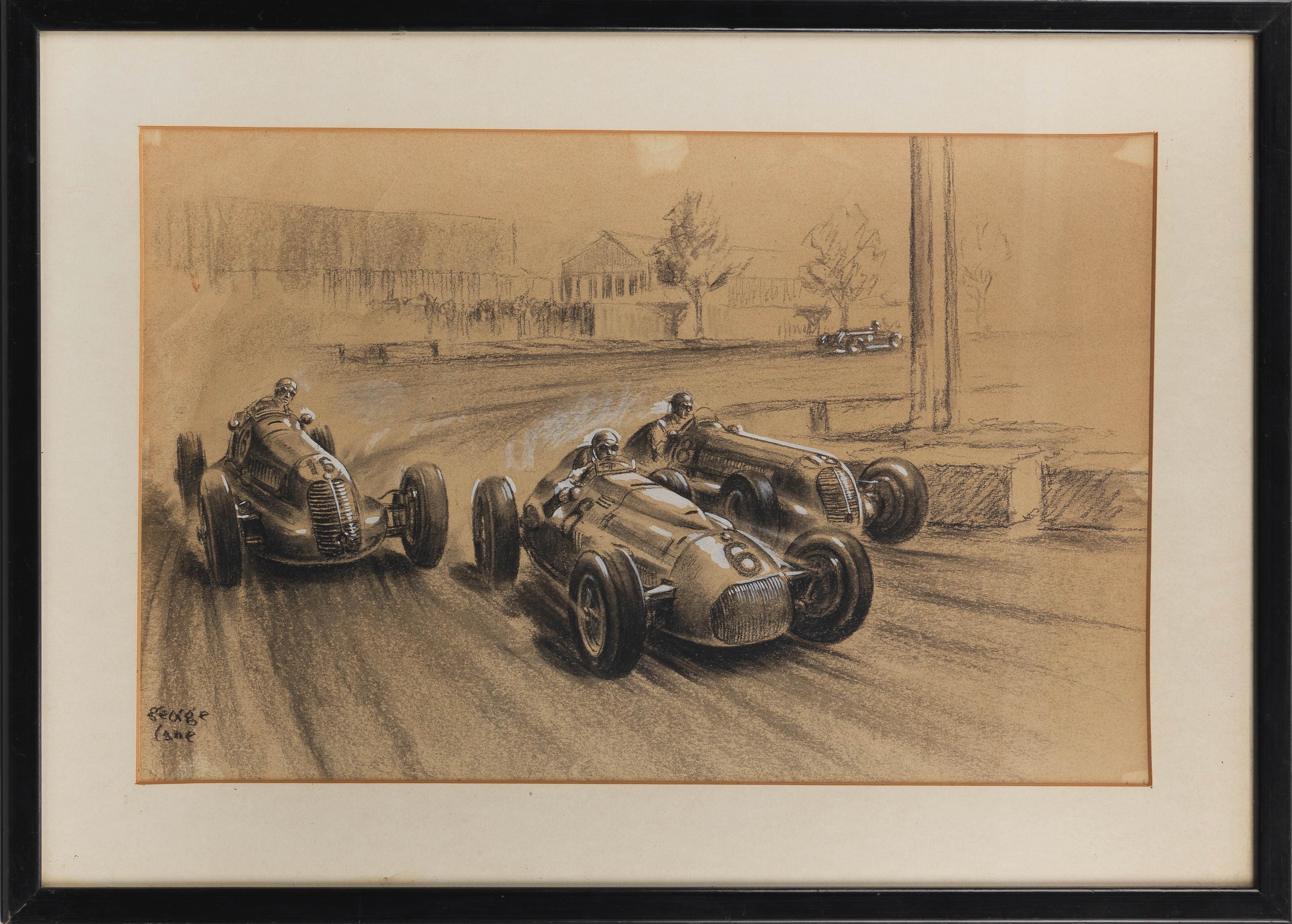 George Lane | 'Racing Scene', | MutualArt