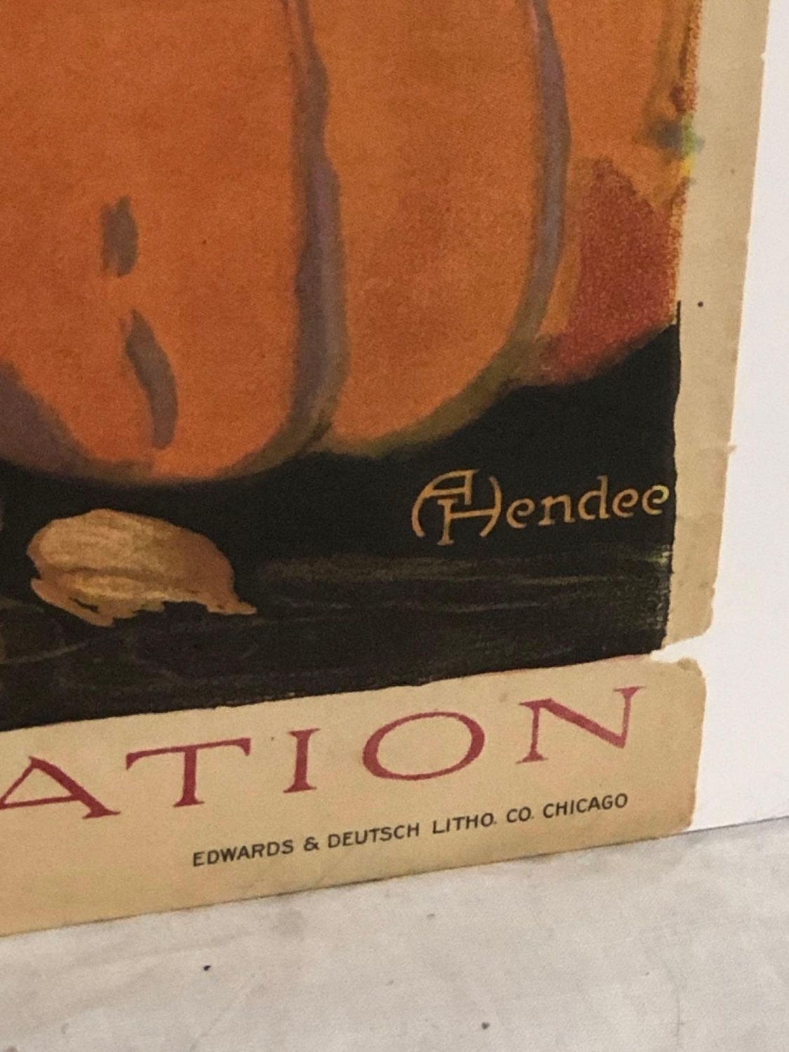 A. Hendee | US Food Administration - WWI poster (1918) | MutualArt