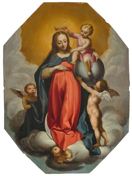 Claudio Ridolfi | The Madonna and Child with Saint Dominic | MutualArt