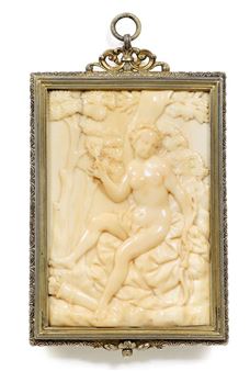 MOUNTED IVORY RELIEF WITH A DEPICTION OF DIANA - Paul Heermann