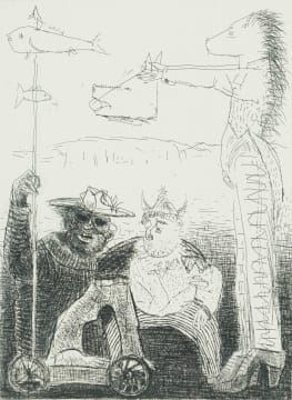 Om Kwart voor Twaalf by Braam Kruger, dated 77