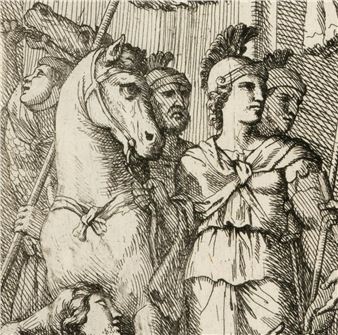 Marcus Aurelius Leaving Rome (After a Relief on the Arch of Constantine) - Marco Piccini