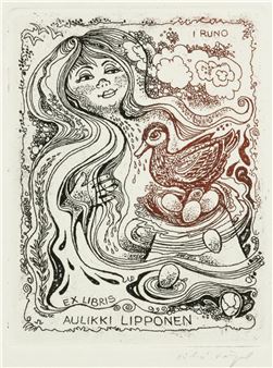 Woman with Duck and Eggs - Silvi Valjal