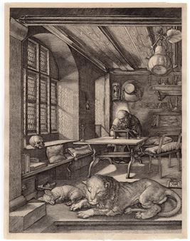 St. Jerome in his Study - Amand Durand