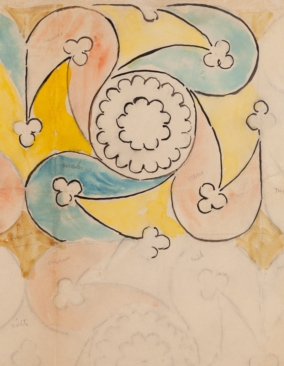 Stanislaw Wyspianski | Sketch of the polychromy | MutualArt