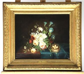 Suite de deux bouquets de fleurs - Delphine Malbet