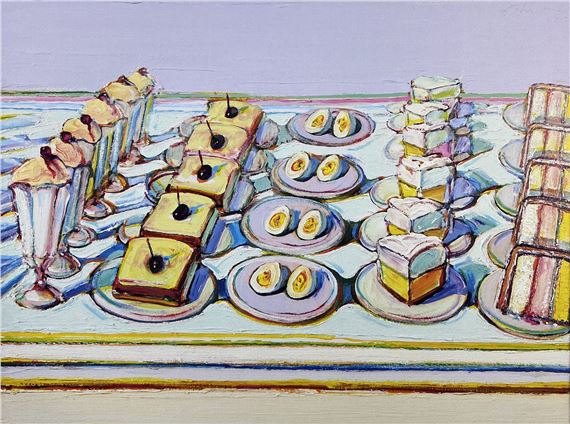 Wayne Thiebaud | Wayne Thiebaud - Desert Counter (2019) | MutualArt