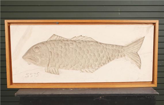 Roger Capron | FISH PLASTER RELIEF | MutualArt