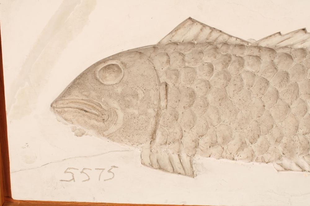 Roger Capron | FISH PLASTER RELIEF | MutualArt