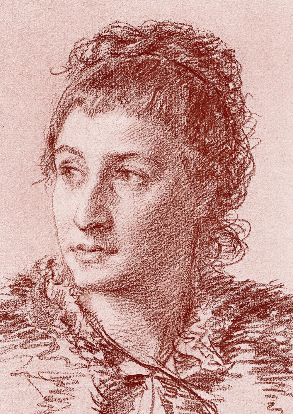Paul Adolphe Rajon | Study in Red Chalk (1884) | MutualArt