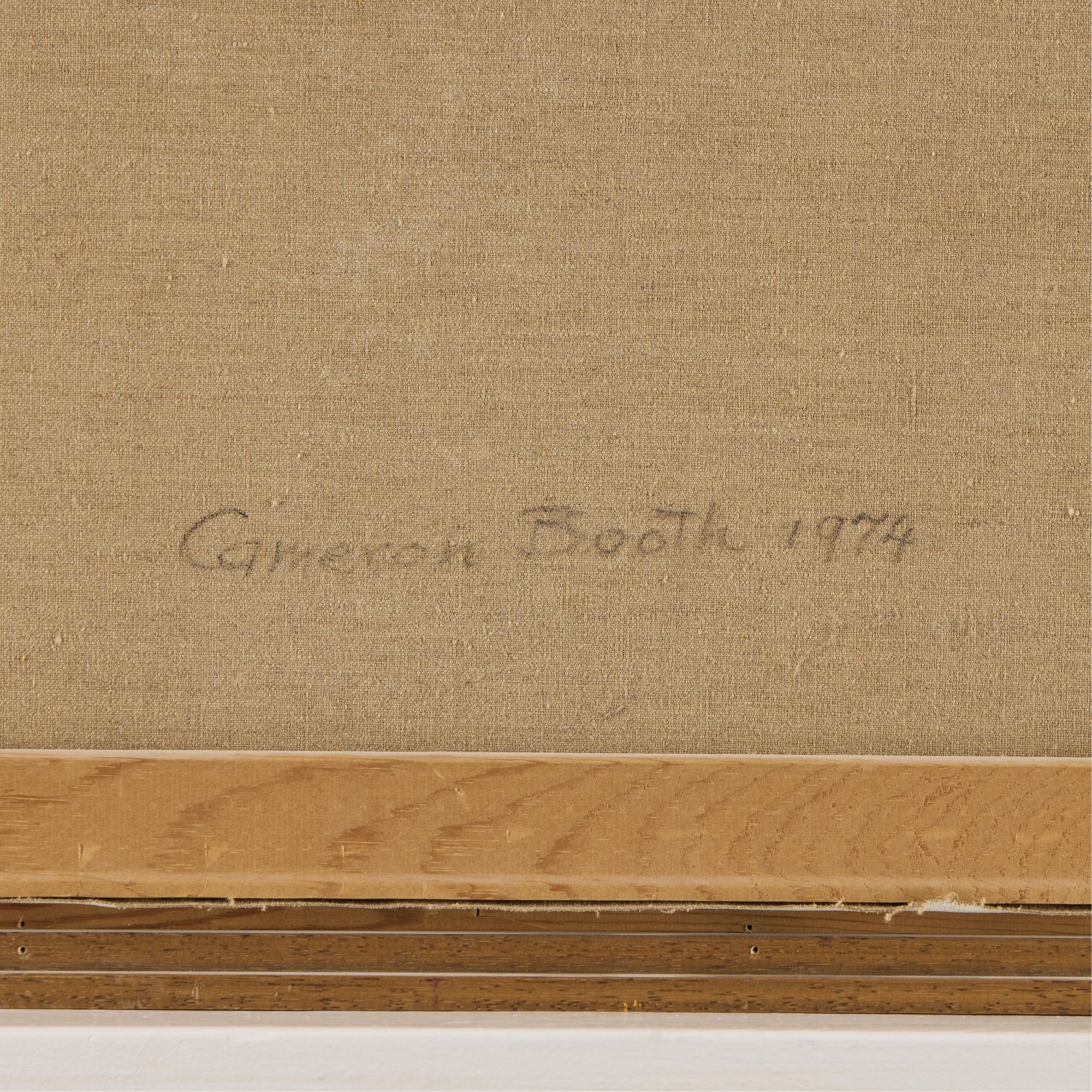 Cameron Booth | Cameron Booth Farmyard Painting 1974 (1974) | MutualArt
