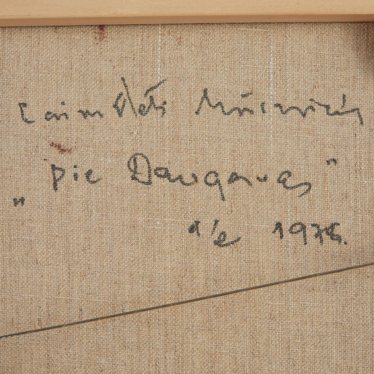 Artwork by Laimdot Murniek, Laimdot Murniek "River Daugara" 1978 Painting, Made of Oil on canvas painting