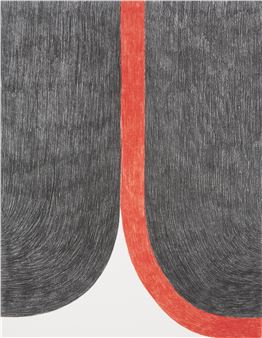 Ulrike Muller &quot;Print (Franza)&quot; Lithograph 2013 - Ulrike Müller