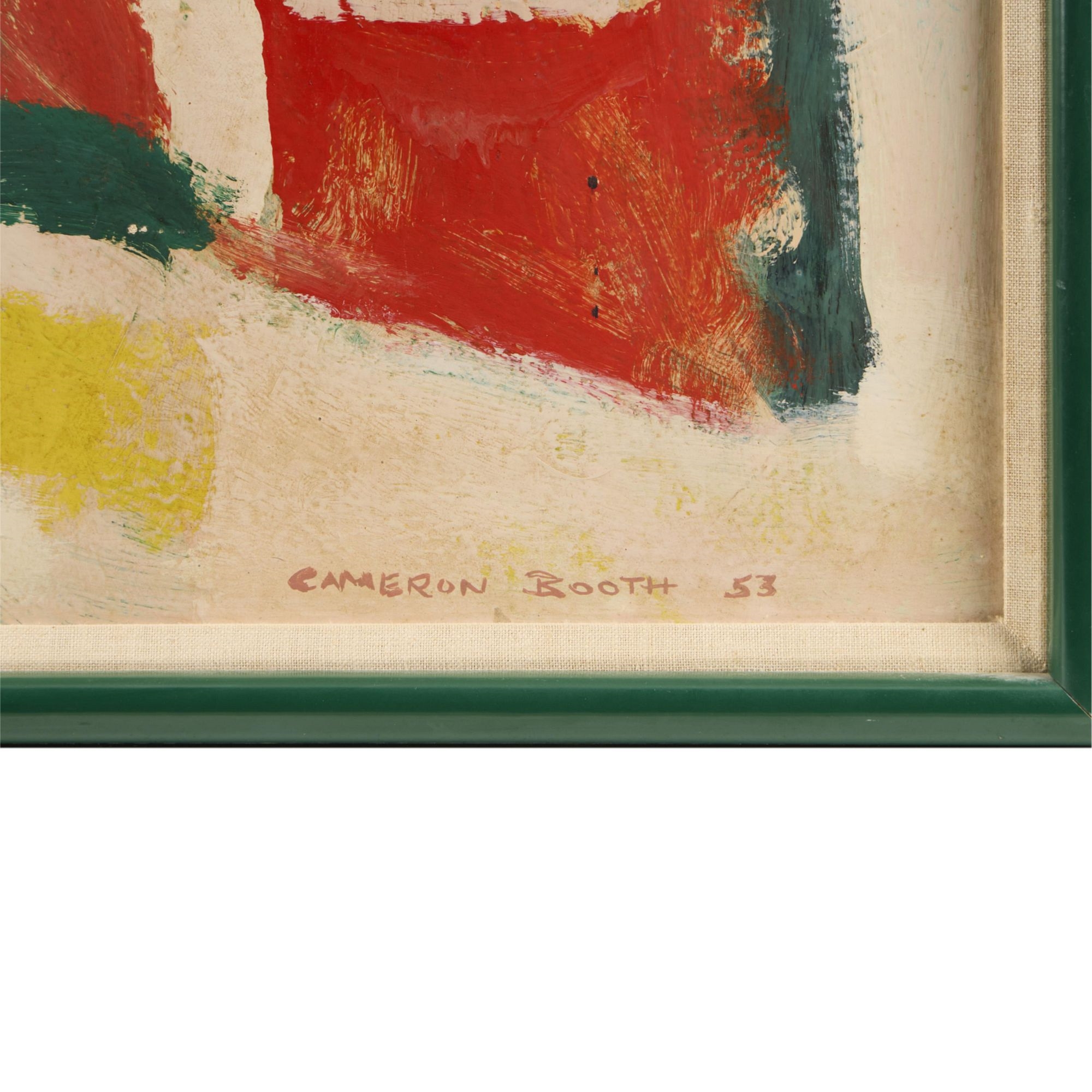 Cameron Booth | Cameron Booth Double-Sided Painting 1953 (1953) | MutualArt