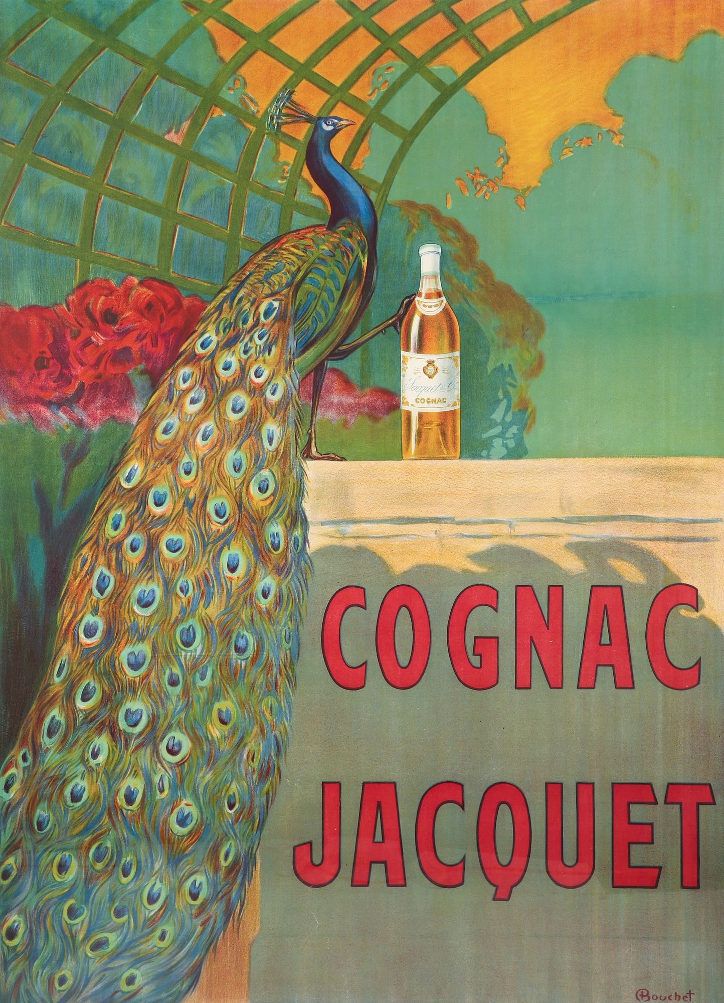 Artwork by Camille Bouchet, Cognac Jacquet, Made of Poster