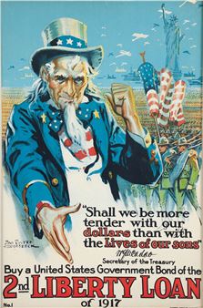 Dan Sayre Groesbeck vintage poster Shall we be more tender - Daniel Sayre Groesbeck