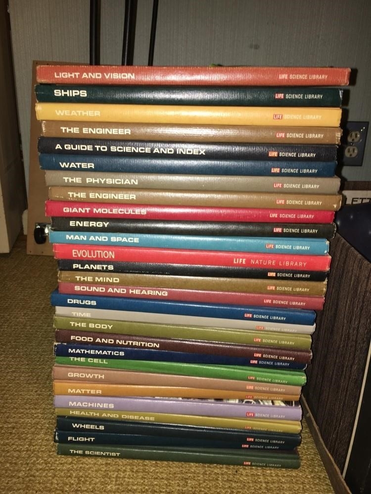 Library Stack | 1960’s Life science library stack and book lot (1960 ...