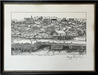 GREAT LLOYD G. NOWLAN PRINT - PEGGY'S COVE - Lloyd G. Nowlan