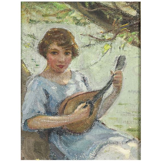 Ruth Peabody | Ruth Peabody (1893-1966) Painting, A Song For You ...