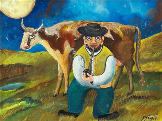 Eszter Gyory | Pipe Smoking Amish (1980) | MutualArt