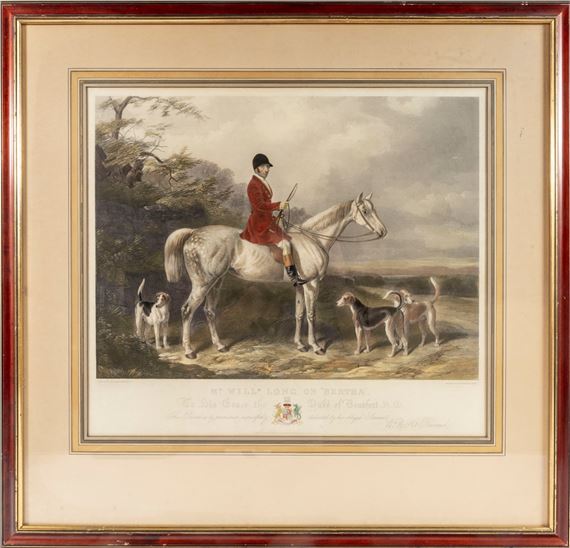 Edward Hacker | 19th C. English Portrait Engraving MR. WILL.M. LONG ...