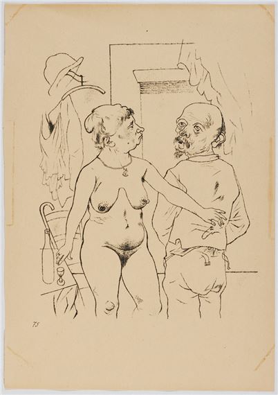 1893 Berlin - 1959 Berlin - "Silberne Hochzeit by George Grosz, 1922