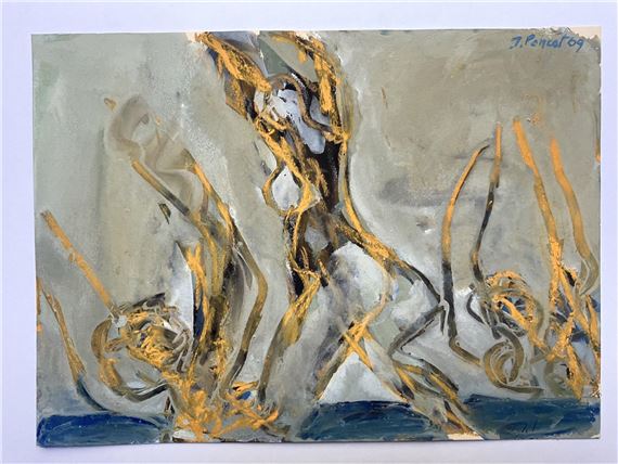 Les baigneuses jouant -  Canson by Jacques Poncet, datée 69