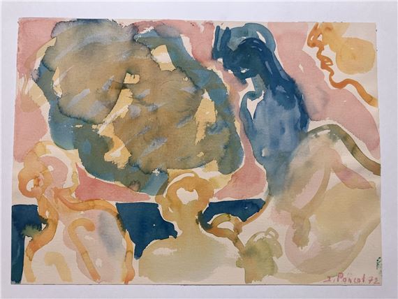 Les Baigneurs by Jacques Poncet, datée 72