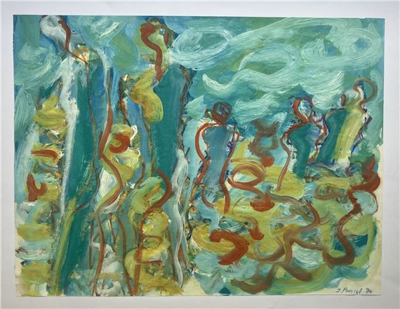 Les Baigneuses -  Canson by Jacques Poncet, datée 70