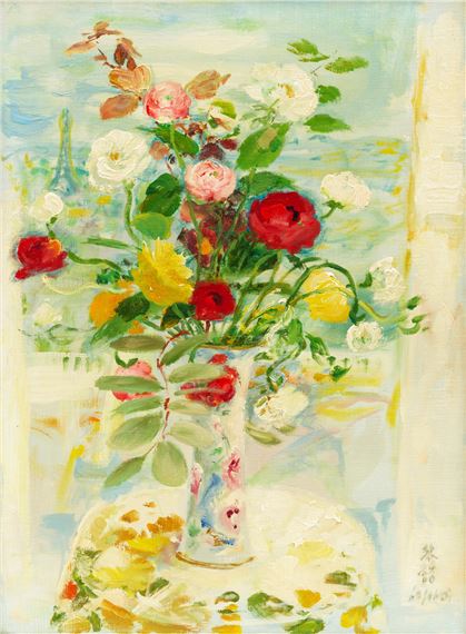 Bouquet devant la Fenêtre