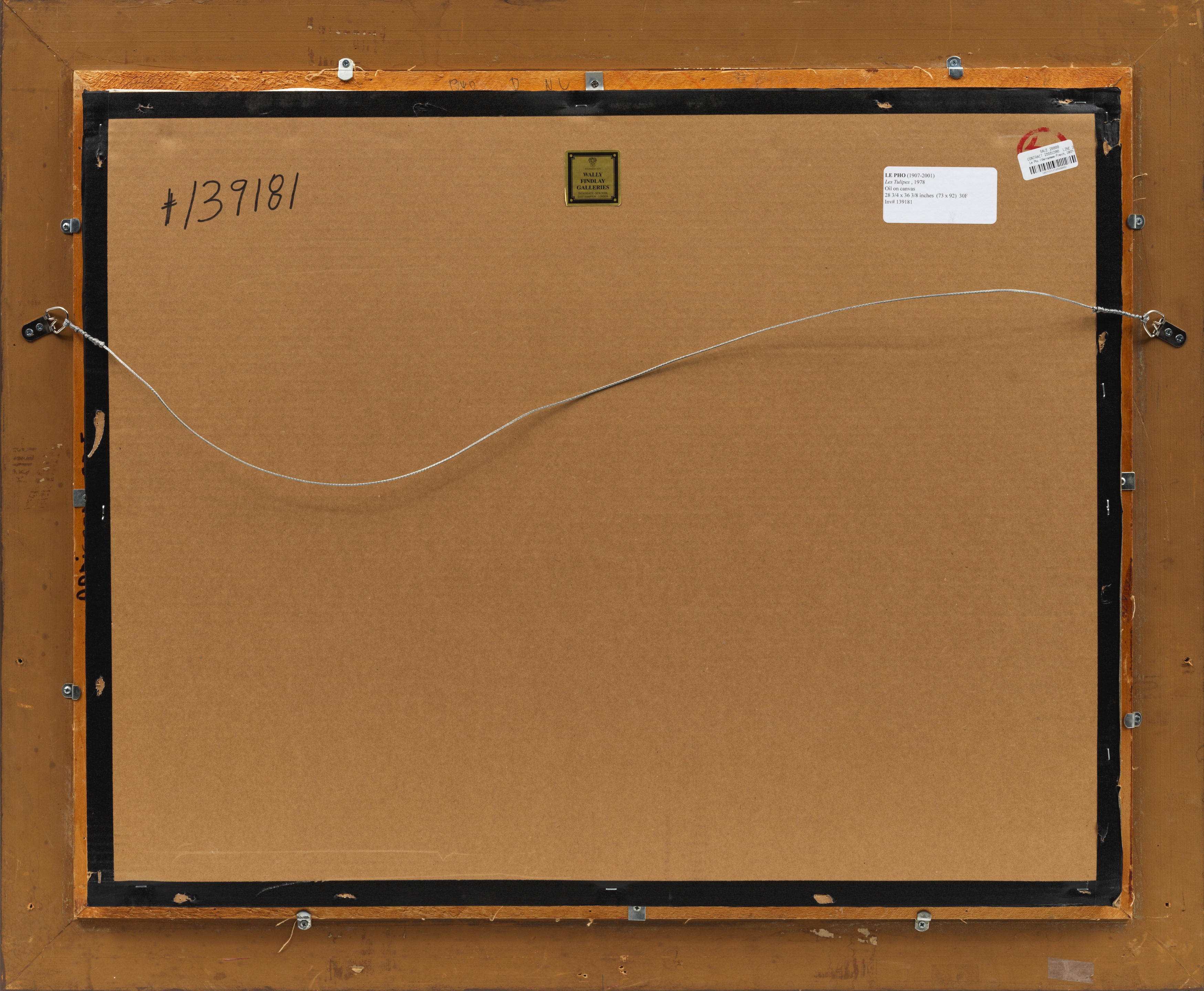 Artwork by Lê Phổ, Les Tulipes, Made of oil on canvas