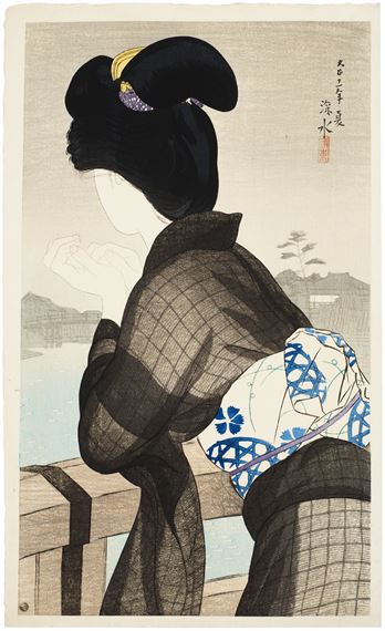 Suzumi (Evening cool) by Shinsui Ito, 1922