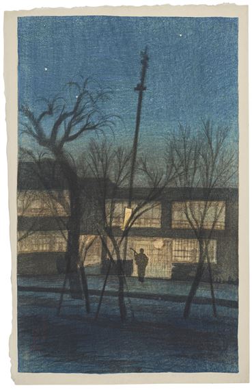 Night at Ikenohata by Shinsui Ito, 1921