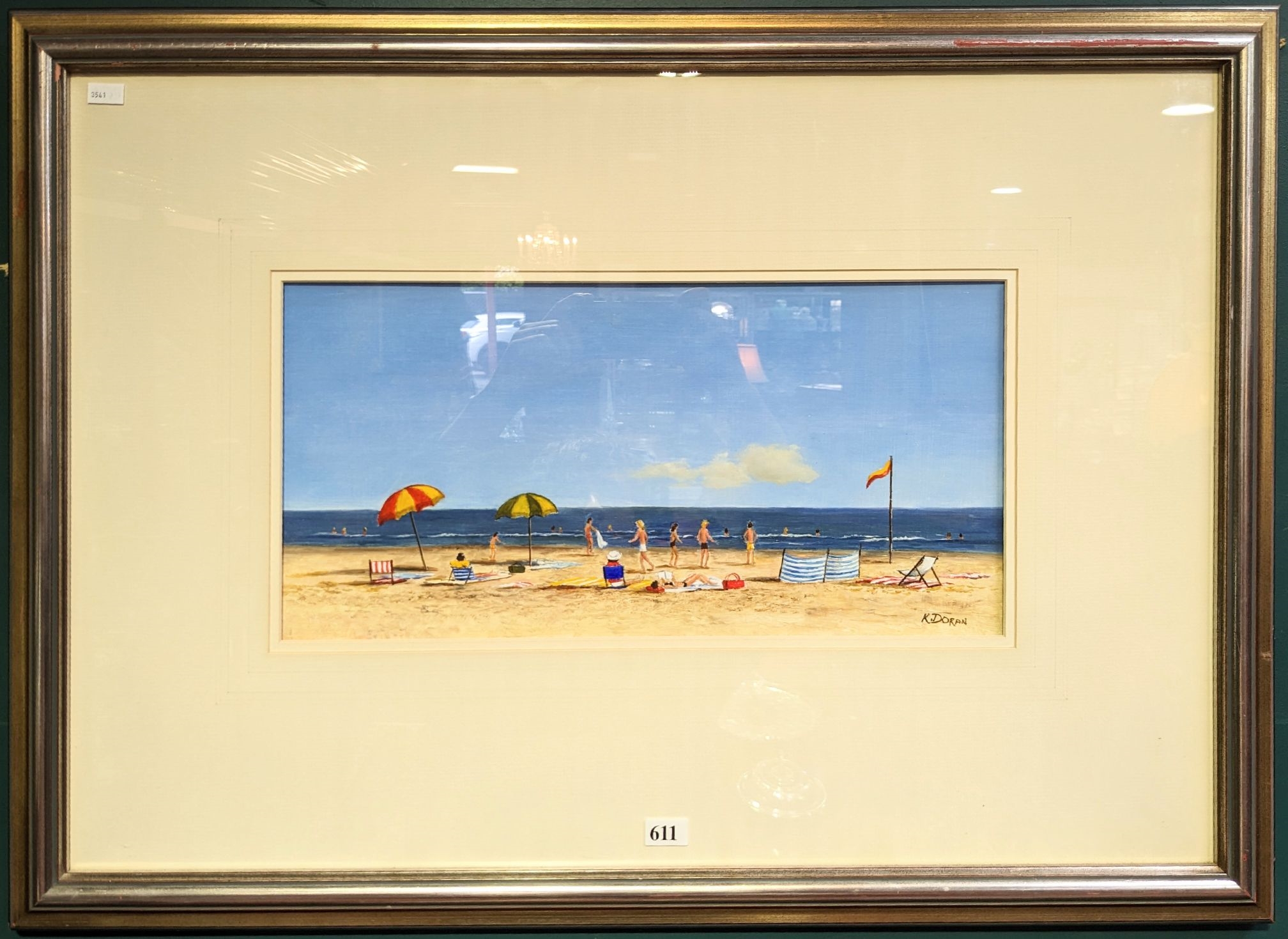 Artwork by Kerry Doran, 'Near Portsea Vic', Made of oil on board