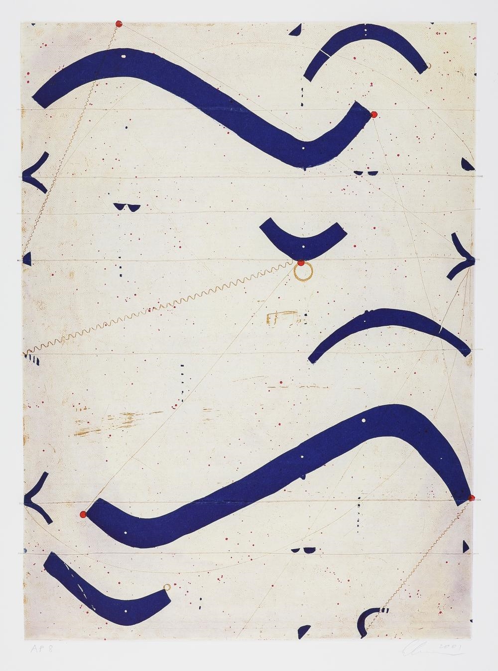 Caio Fonseca | Seven String Etching Obliques (2001) | MutualArt