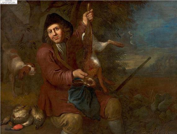 Le chasseur présentant son trophée - Bernard Nicasius