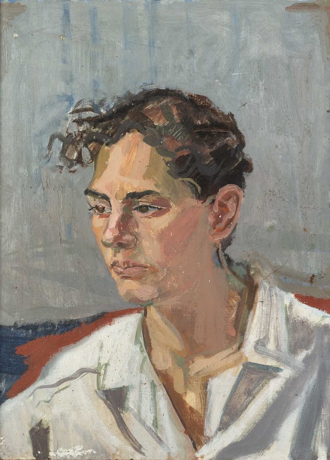 David Greenham | Portrait of Jocelyn Hacker (1990) | MutualArt