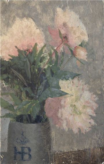 Pink Flowers; Untitled (2)