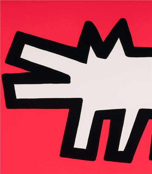 Keith Haring | Barking Dog (from Icons) (1990) | MutualArt