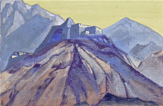 Himalayan Monastery by Nicholas Roerich, Painted in 1931